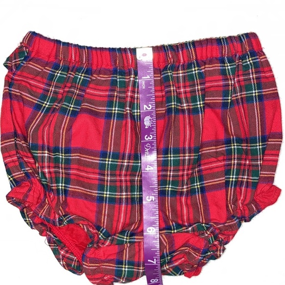 Janie and jack red Bradbury plaid 2 pc set 6-12m - Picture 11 of 13